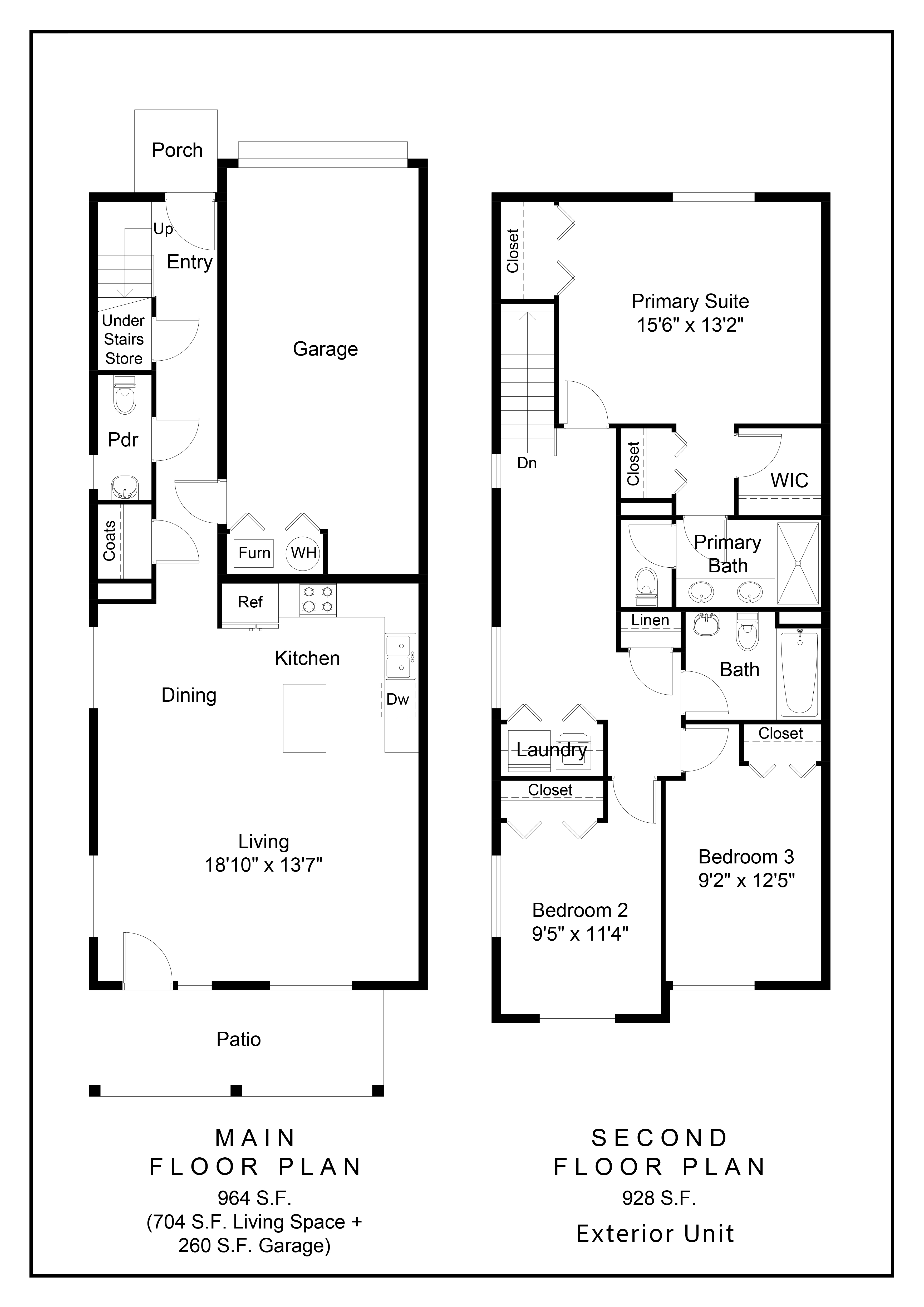 3 Bedroom Floor Plan